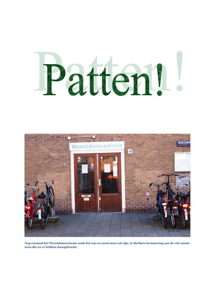 Voorkant van Patten 2014