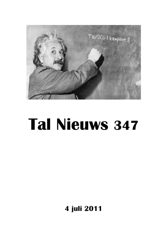 Voorkant van Tal Nieuws 347