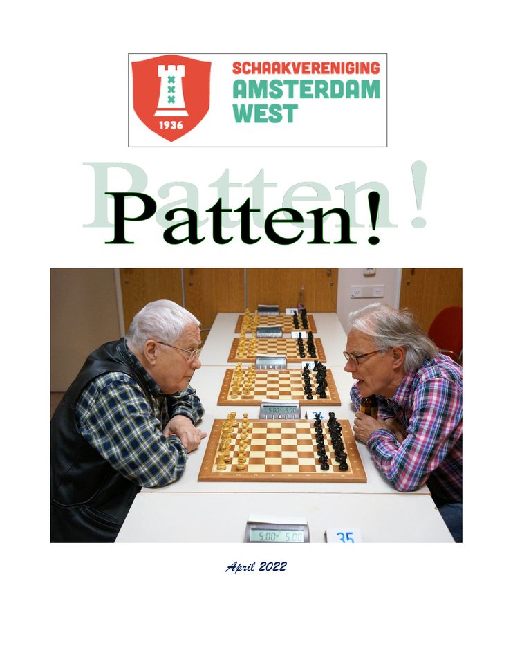 Voorkant van Patten april 2022