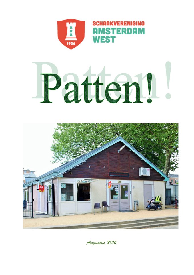 Voorkant van Patten augustus 2016