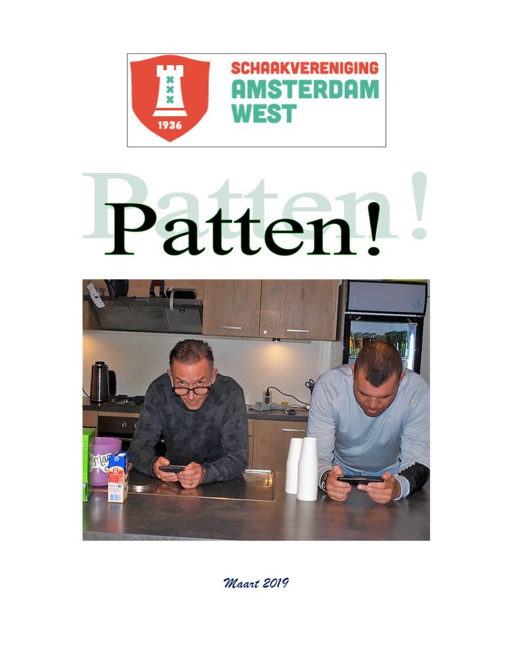 Voorkant van Patten maart 2019