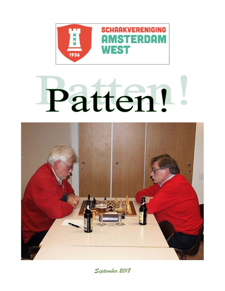 Voorkant van Patten september 2018