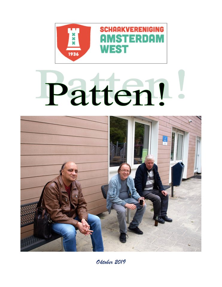 Voorkant van Patten oktober 2019